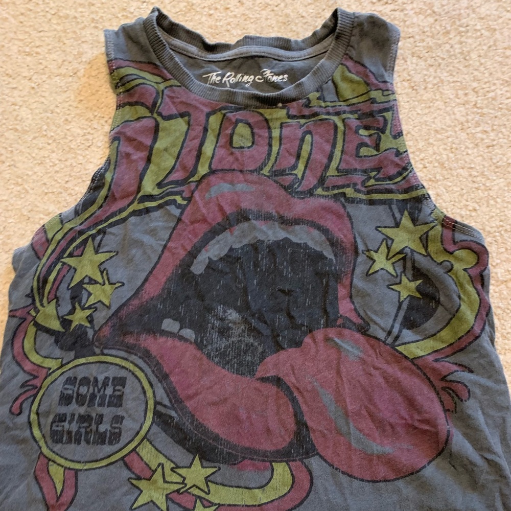 Woman’s Rolling Stones tank top